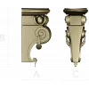 Volute Corbel 3D Model (STL) for CNC