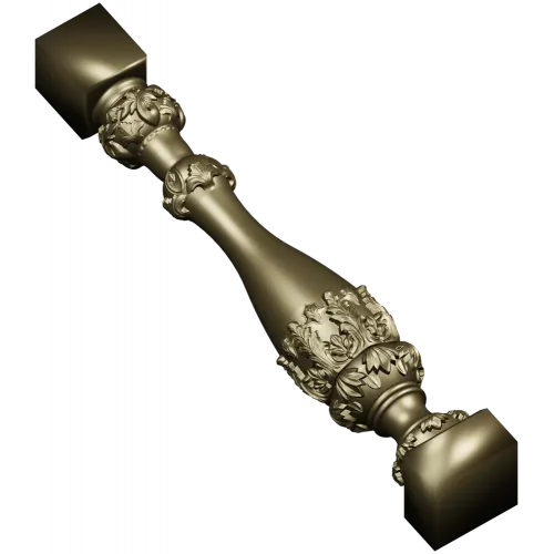 Резная балясина в стиле ампир - STL модель для ЧПУ