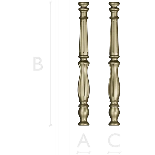 Classic turned baluster STL for CNC