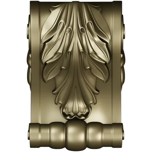 Acanthus Scroll Corbel - STL 3D model for CNC milling