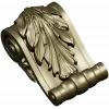 Acanthus Scroll Corbel - STL 3D model for CNC milling