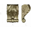 Acanthus Scroll Corbel - STL 3D model for CNC milling