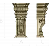 Imperial Acanthus Baluster - STL 3D model for CNC