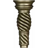 Spiral Twist Baluster - detailed STL 3D model for CNC milling