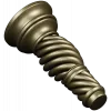 Spiral Twist Baluster - detailed STL 3D model for CNC milling
