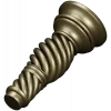 Spiral Twist Baluster - detailed STL 3D model for CNC milling