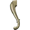 Rococo Scroll Furniture Leg - STL 3D model for CNC