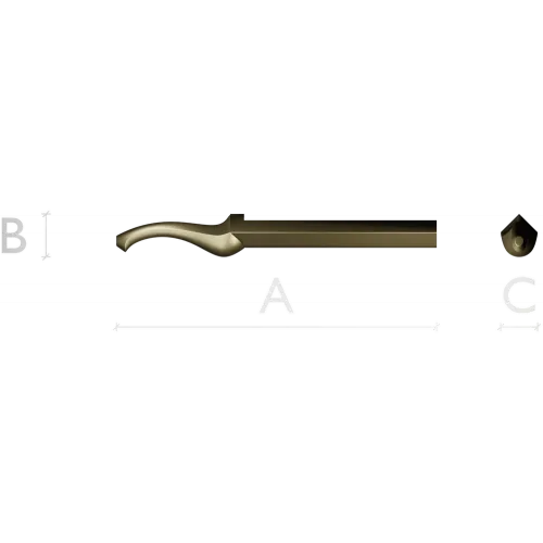 Swan-Scroll Baluster - STL 3D model for CNC