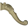 Auric Scroll - ornate furniture leg STL 3D model for CNC