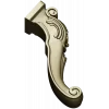 Auric Scroll - ornate furniture leg STL 3D model for CNC