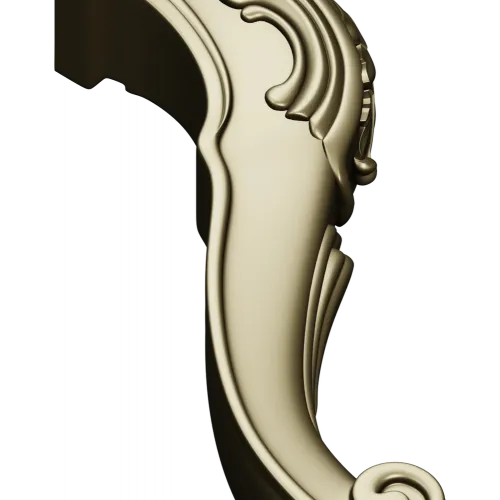 Auric Scroll - ornate furniture leg STL 3D model for CNC