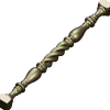 Spiral turned baluster - STL 3D model for CNC milling