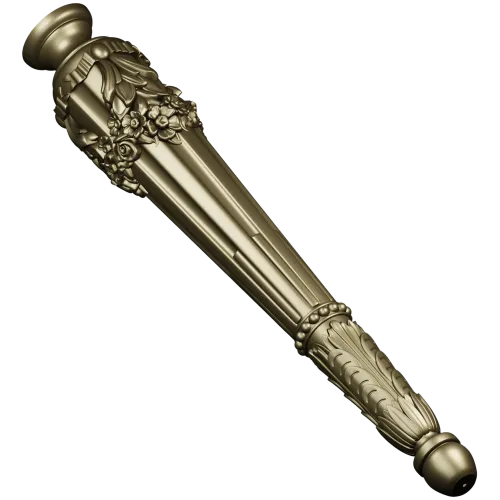 Ornate Classical Baluster Leg - STL 3D Model for CNC