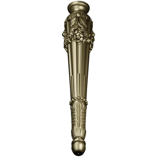 Ornate Classical Baluster Leg - STL 3D Model for CNC