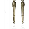 Ornate Classical Baluster Leg - STL 3D Model for CNC