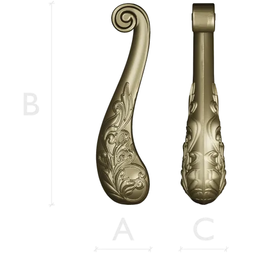 Балясина-ножка "Венеция" - 3D модель STL для ЧПУ