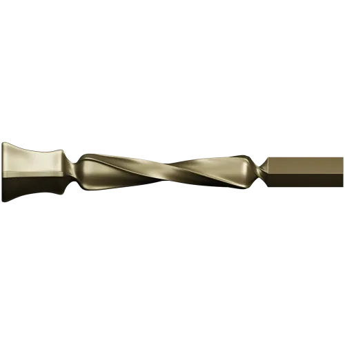 Twisted Decorative Baluster STL for CNC