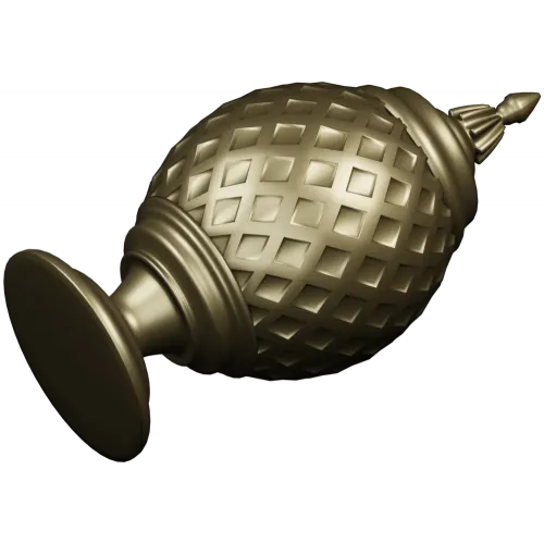 Навершие "Ананас" - 3D STL модель для ЧПУ