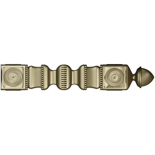 Rosette Acorn Baluster - STL 3D model for CNC