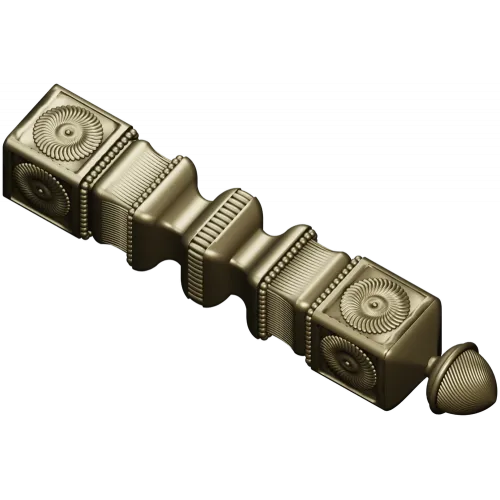 Rosette Acorn Baluster - STL 3D model for CNC