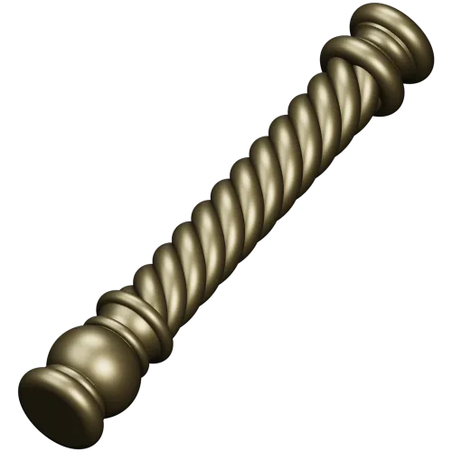 Twisted Barley-Sugar Baluster STL for CNC