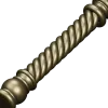 Twisted Barley-Sugar Baluster STL for CNC