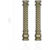 Twisted Barley-Sugar Baluster STL for CNC
