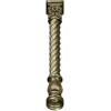 Spiral Acanthus Baluster - STL 3D model for CNC router