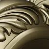 Кабриольная мебельная ножка с акантом - 3D модель STL для ЧПУ