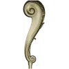 Serpentine Scroll Baluster STL 3D model for CNC router