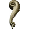 Serpentine Scroll Baluster STL 3D model for CNC router