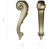 Serpentine Scroll Baluster STL 3D model for CNC router