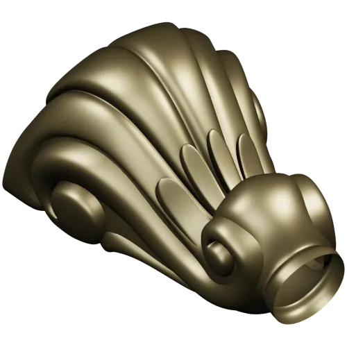 Ракушка-Волюта - 3D модель ножки в формате STL для ЧПУ