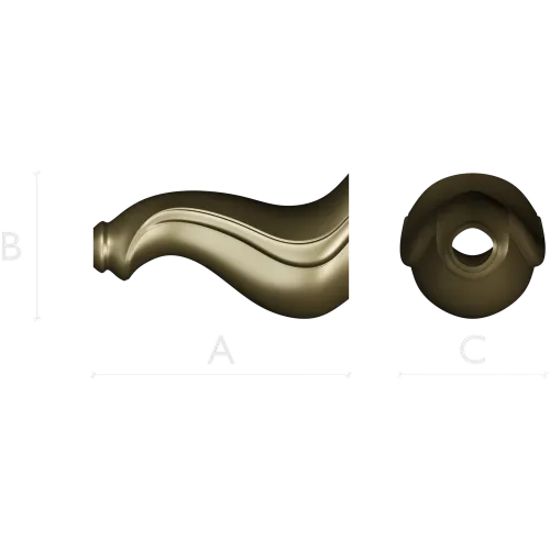 S-Flow Baluster - STL 3D model for CNC