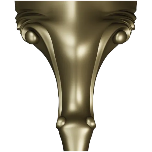 Rococo Acanthus Leg STL Model