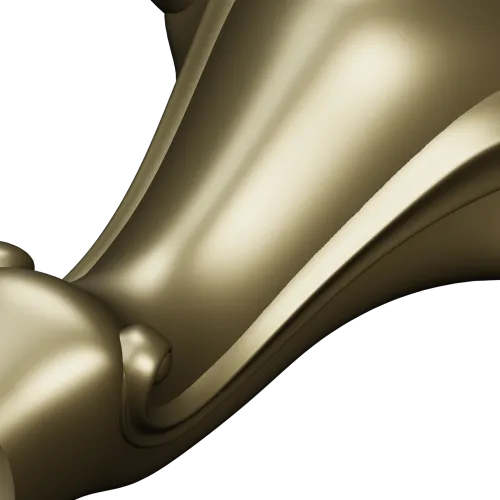 Rococo Acanthus Leg STL Model