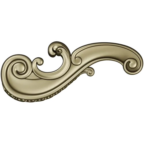 Regency Acanthus Scroll - STL 3D model for CNC routing