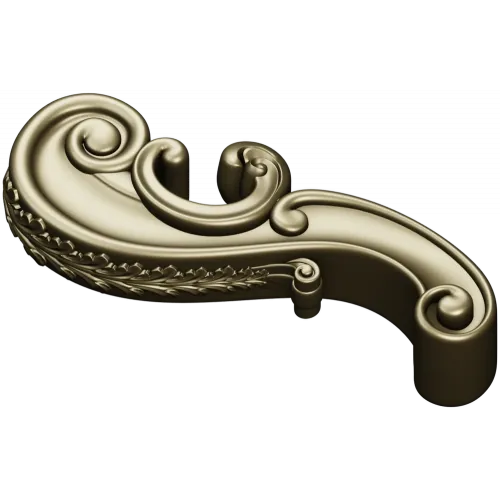 Regency Acanthus Scroll - STL 3D model for CNC routing