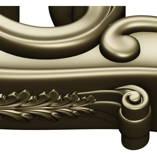 Regency Acanthus Scroll - STL 3D model for CNC routing