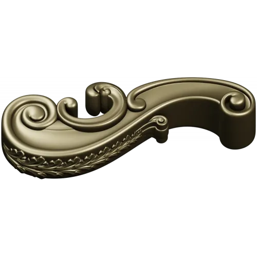 Regency Acanthus Scroll - STL 3D model for CNC routing