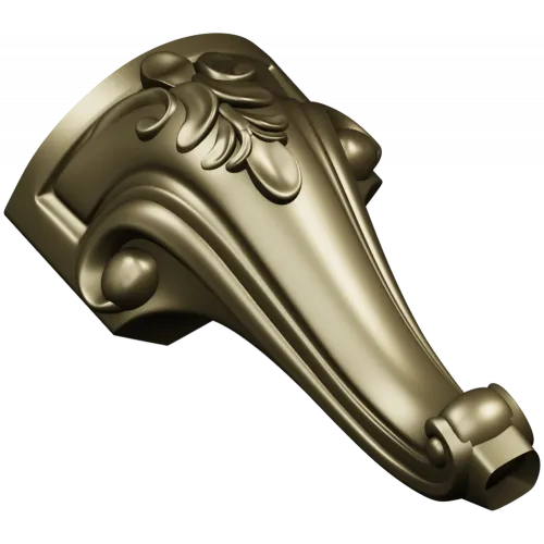 Acanthus Scroll Furniture Leg STL for CNC