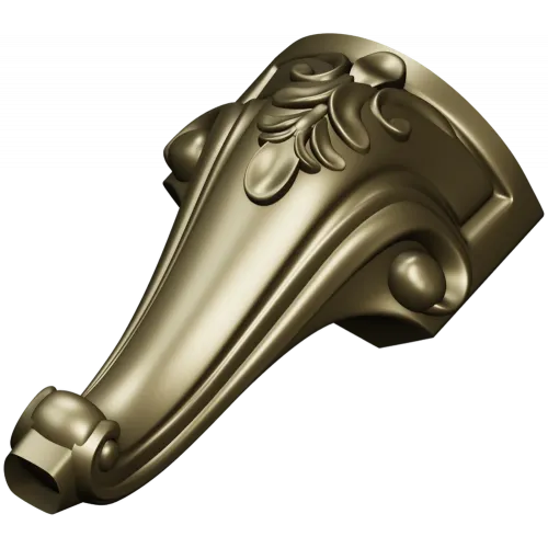 Acanthus Scroll Furniture Leg STL for CNC
