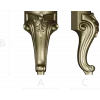 Acanthus Scroll Furniture Leg STL for CNC