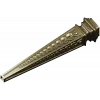 Beaded Tapered Baluster - STL 3D model for CNC milling
