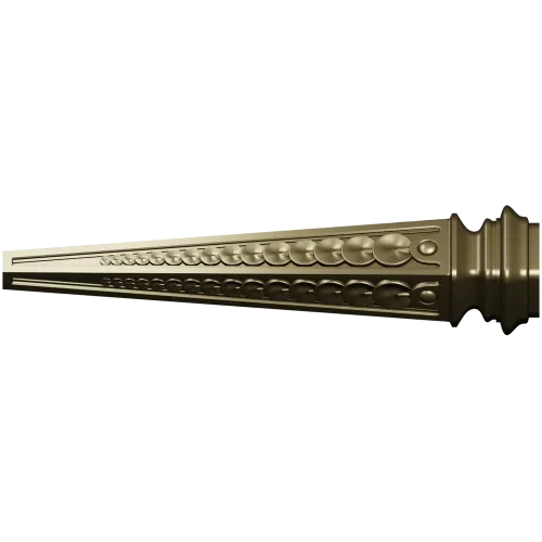 Beaded Tapered Baluster - STL 3D model for CNC milling