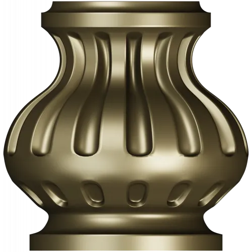 Fluted Auric Baluster STL