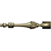 Regal Rosette Baluster - detailed STL 3D model for CNC