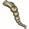 Carved Rosette Bead Baluster STL for CNC