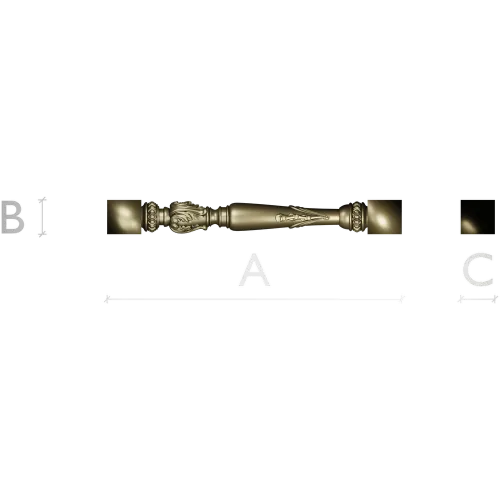 Aurelia Spindle - detailed STL 3D model for CNC
