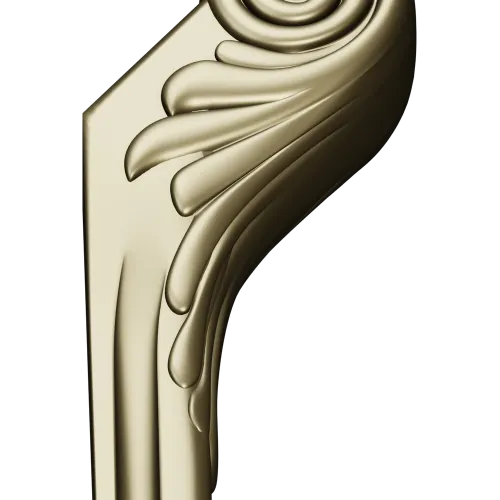 Мебельная ножка с завитком - 3D STL модель для ЧПУ